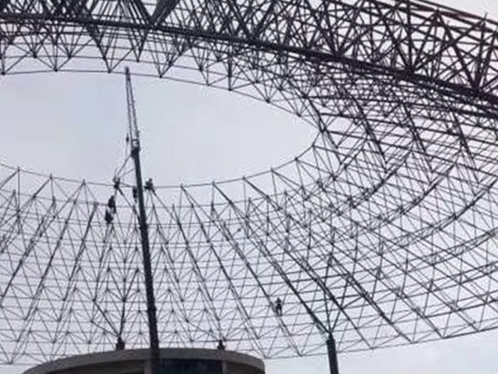 乌鲁木齐篮球馆球形网架厂家价格
