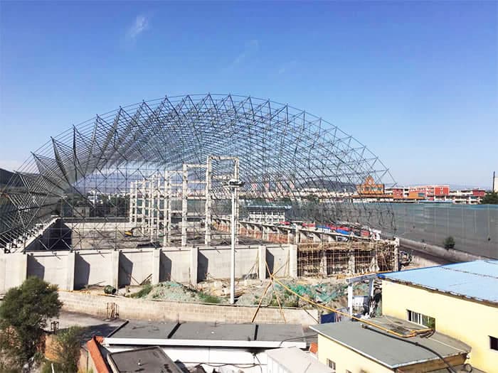 乌鲁木齐煤矿储煤棚网架工程